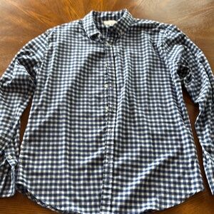 Men's Blue Checkered Shirt